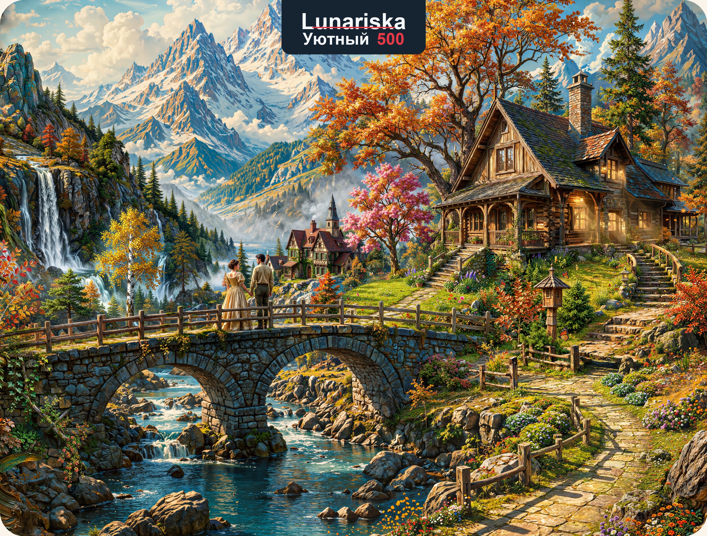 Коробка пазла Lunariska Уютный 500
